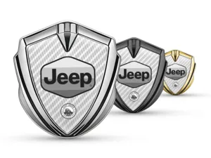 Jeep Metallico Cupolato Emblema Stile Pro Base Inox
